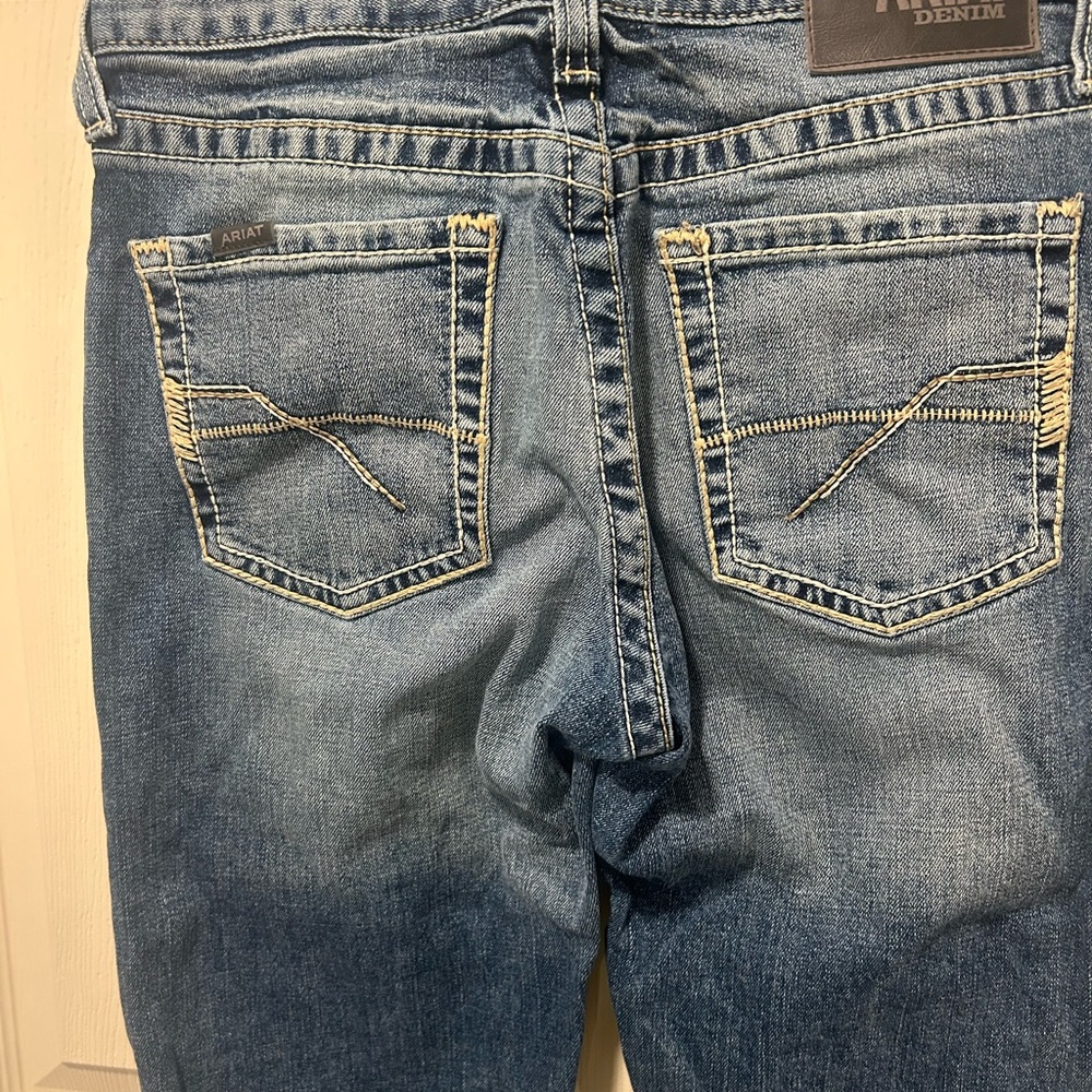 Ariat Men’s Boot Cut Jeans - M2 - Picture 3 of 7
